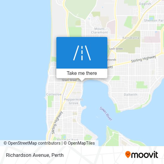 Richardson Avenue map