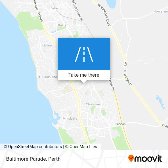 Mapa Baltimore Parade