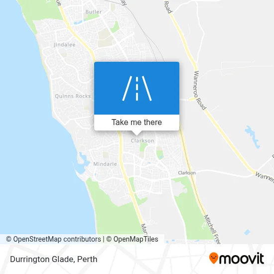 Mapa Durrington Glade