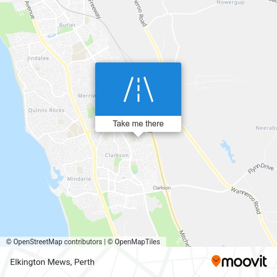 Elkington Mews map