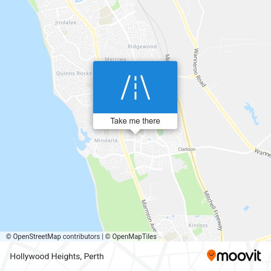 Hollywood Heights map