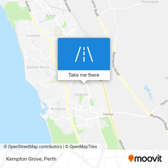 Mapa Kempton Grove