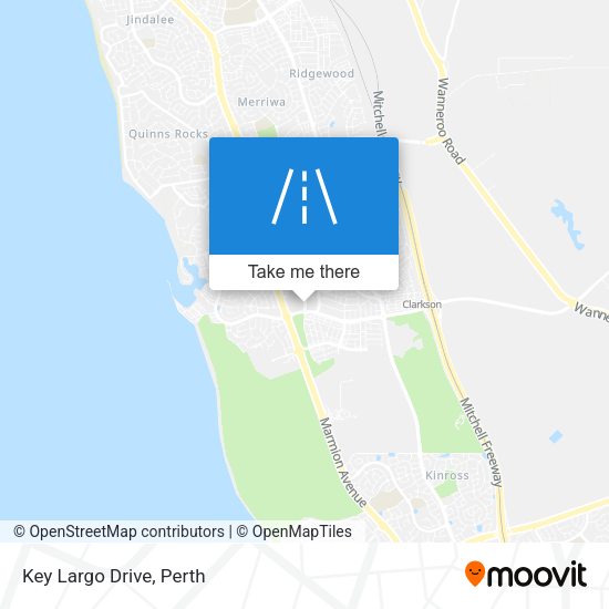 Key Largo Drive map