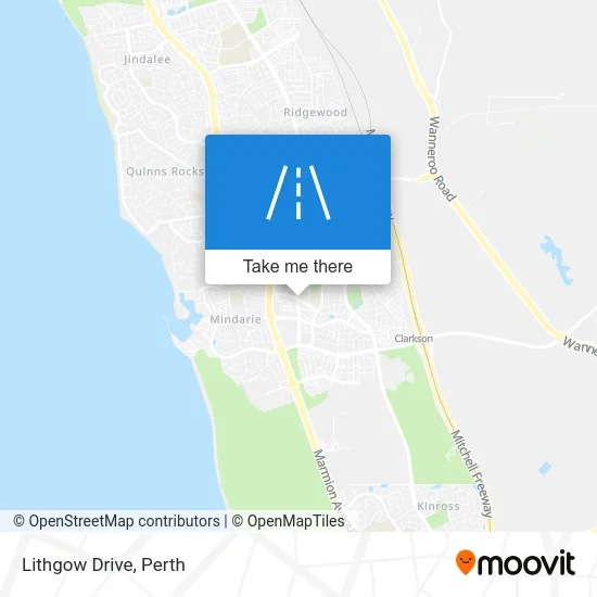 Mapa Lithgow Drive