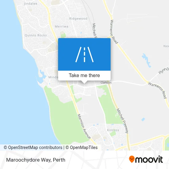 Mapa Maroochydore Way