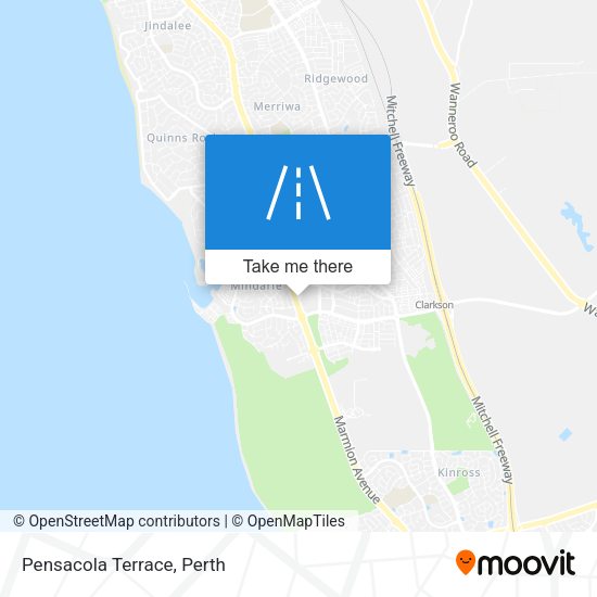 Pensacola Terrace map