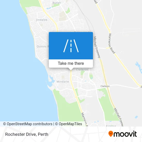 Mapa Rochester Drive