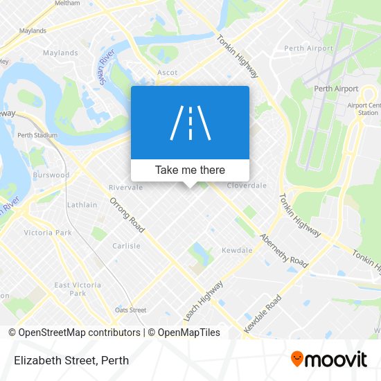 Elizabeth Street map