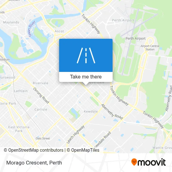 Mapa Morago Crescent