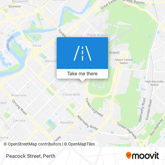 Peacock Street map