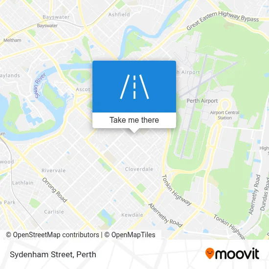 Mapa Sydenham Street