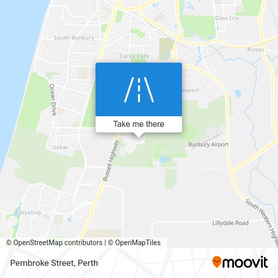 Pembroke Street map