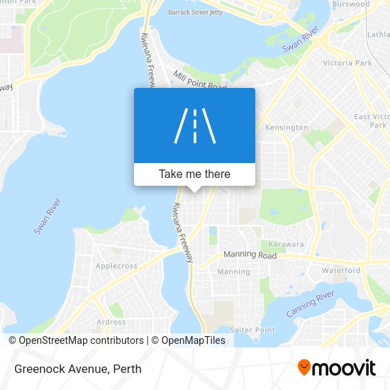 Greenock Avenue map
