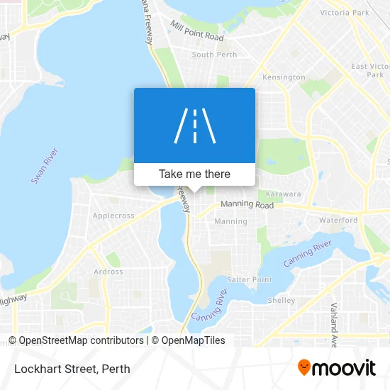 Mapa Lockhart Street