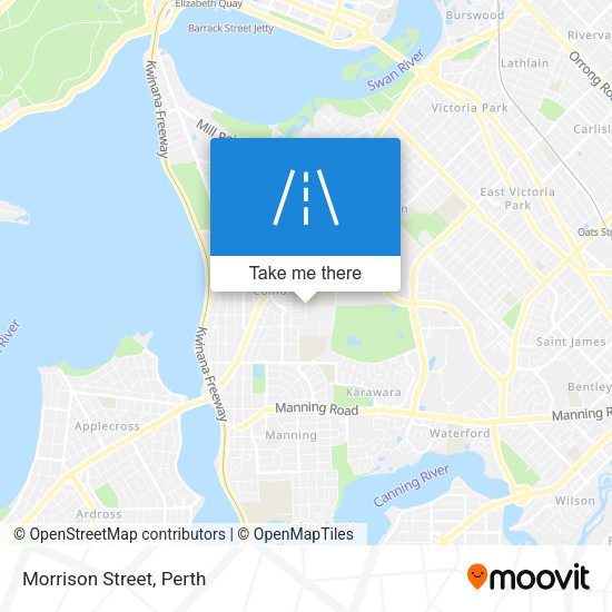 Morrison Street map