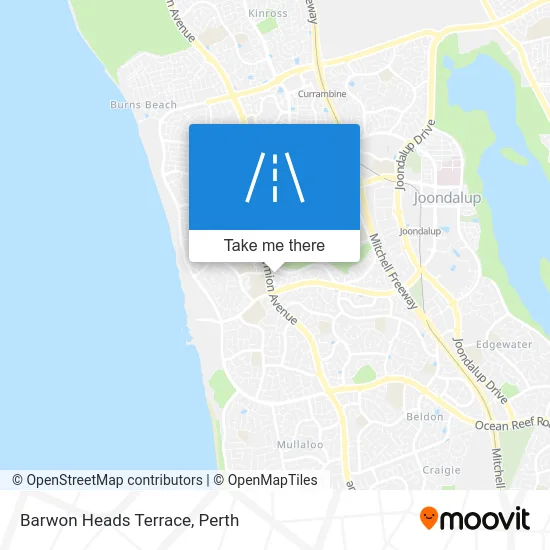 Mapa Barwon Heads Terrace