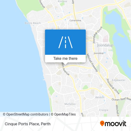 Cinque Ports Place map