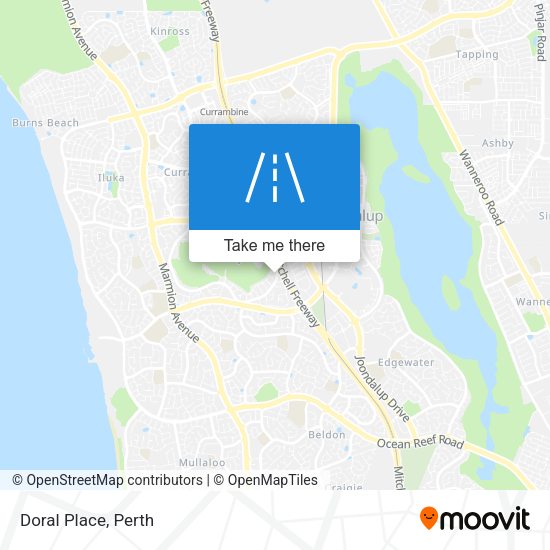 Doral Place map