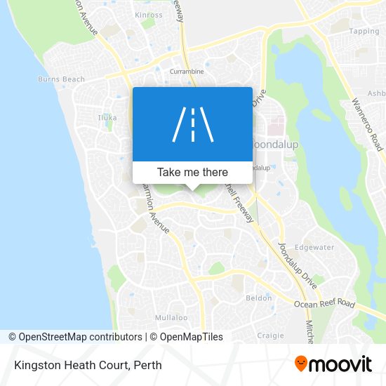 Kingston Heath Court map