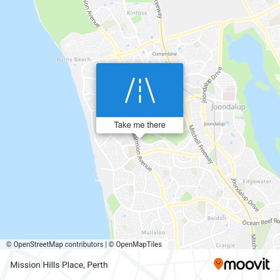 Mission Hills Place map