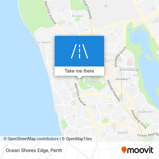 Ocean Shores Edge map