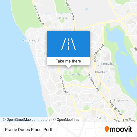 Mapa Prairie Dunes Place