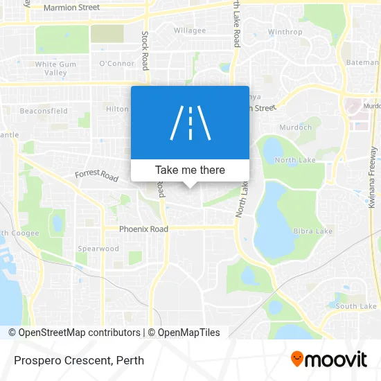 Mapa Prospero Crescent