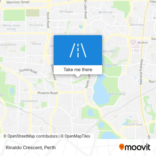 Mapa Rinaldo Crescent