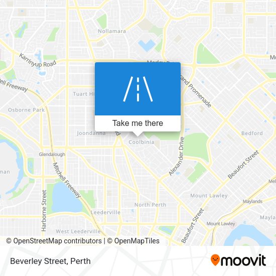 Beverley Street map