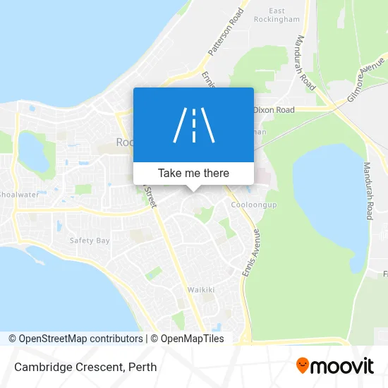 Mapa Cambridge Crescent
