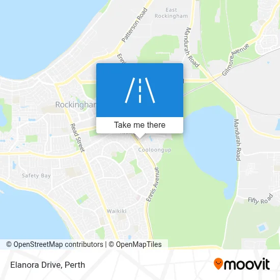 Mapa Elanora Drive