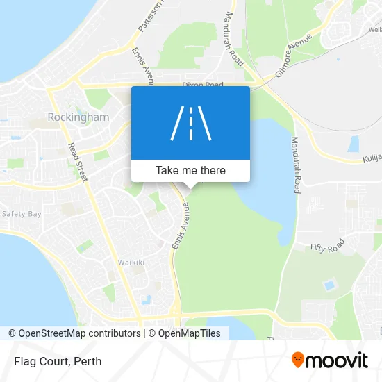 Mapa Flag Court