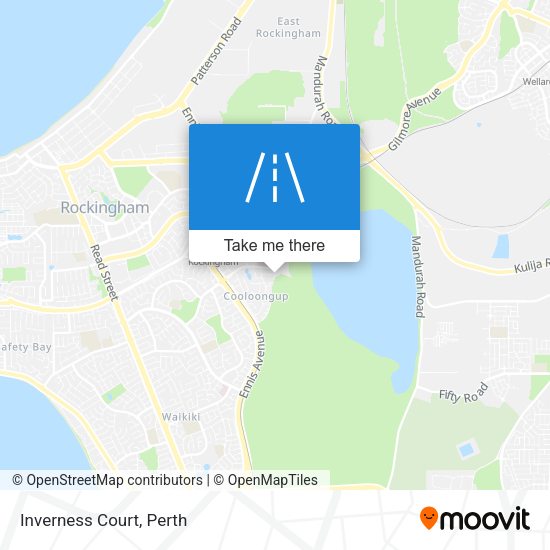 Inverness Court map