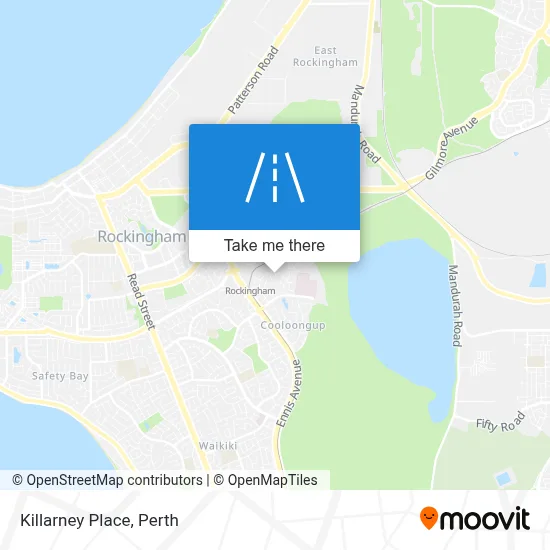 Mapa Killarney Place