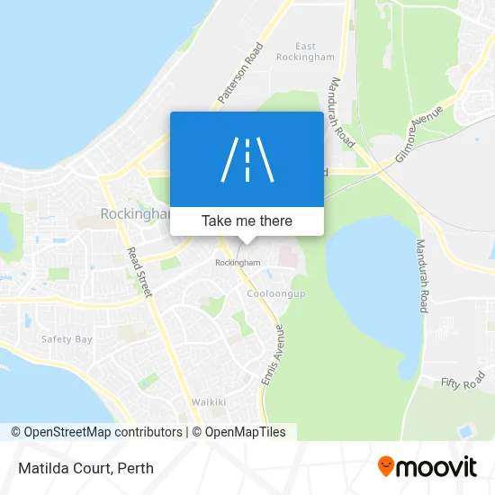 Mapa Matilda Court