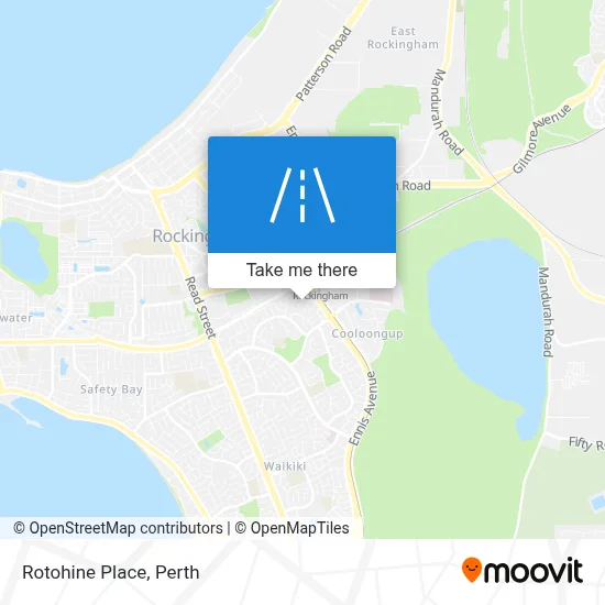 Mapa Rotohine Place