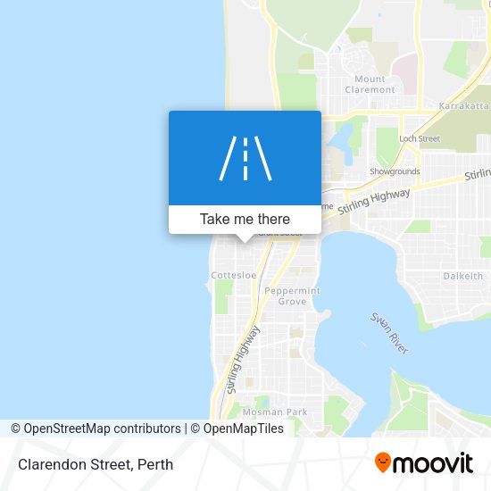 Clarendon Street map
