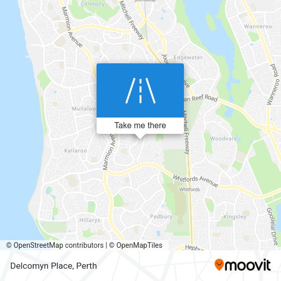 Delcomyn Place map