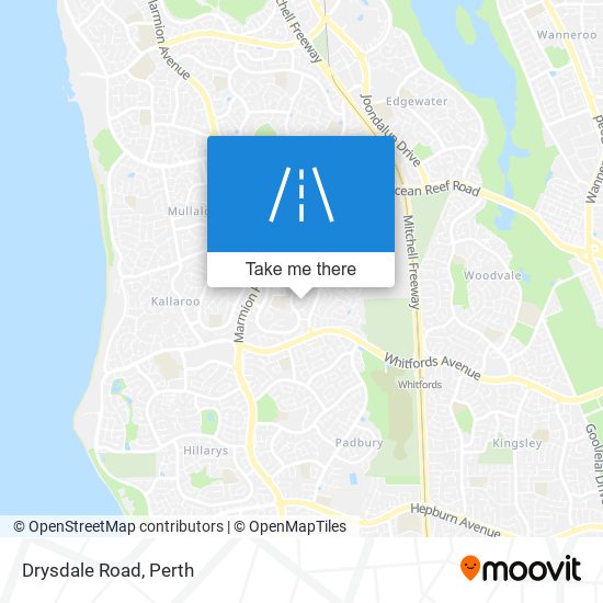 Drysdale Road map