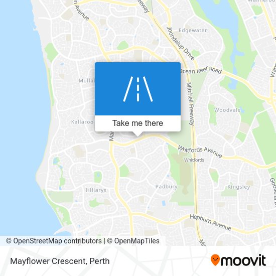 Mayflower Crescent map