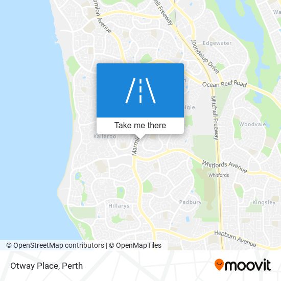 Otway Place map