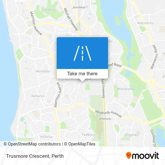 Mapa Trusmore Crescent