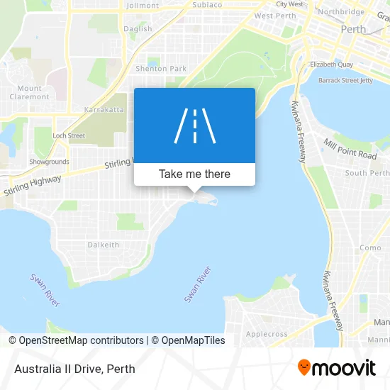 Mapa Australia II Drive