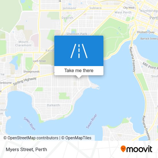 Myers Street map