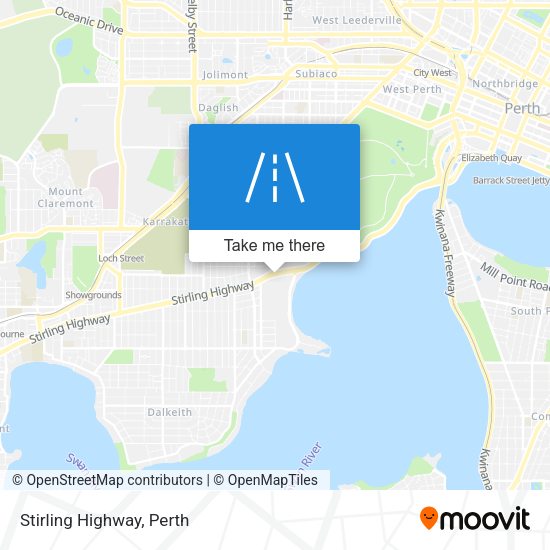 Stirling Highway map