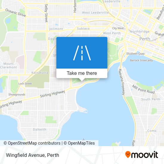 Wingfield Avenue map