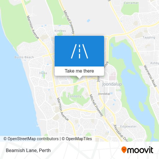 Beamish Lane map