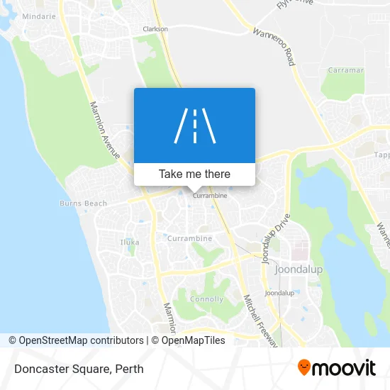 Mapa Doncaster Square