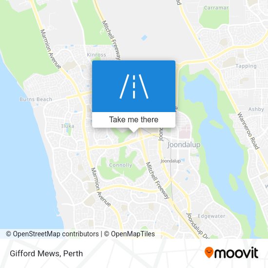 Gifford Mews map