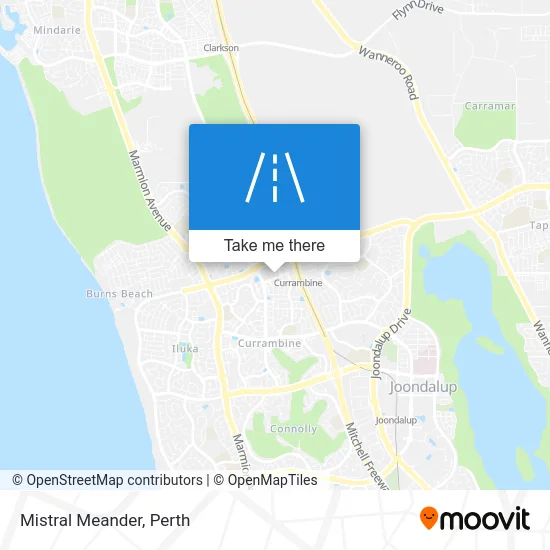 Mapa Mistral Meander